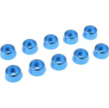 RC náhradní díl Podložka pro válc. hlavu M4/10mm hliník modrá (10)