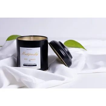 Svíčka Matějovský Sójová svíčka Růže & vanilka