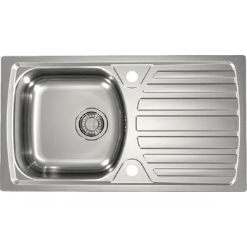 Nerezový dřez Alveus Basic 170 FI 114 Eco F stříbrný