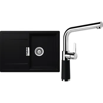 Granitový dřez Set Schock S6-6 (dřez Mono D-100S Puro + baterie SC-540 Puro)