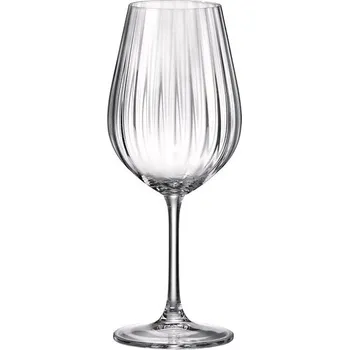 Sklenice BOHEMIA ROYAL CRYSTAL Sarah optic Sklenice na červené víno 520ml 6 ks