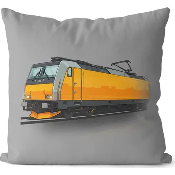 Dekorativní polštářek Polštář Bombardier TRAXX (Velikost: 40 x 40 cm)