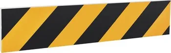 Ochranný pás dveří vozidla černý/žlutý 50 x 10 x 1,5 cm 1 ks