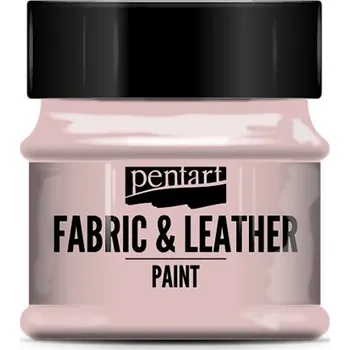 Speciální výtvarná barva Pentart Barva na kůži a textil PENTART 50 ml RŮŽOVÁ