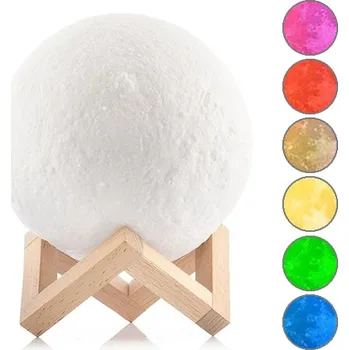 Lampička Designová dotyková lampička Měsíc