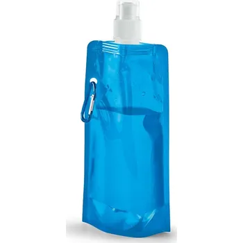 Láhev KWILL. 460 ml PE skládací láhev - Světle modrá, 460 ml