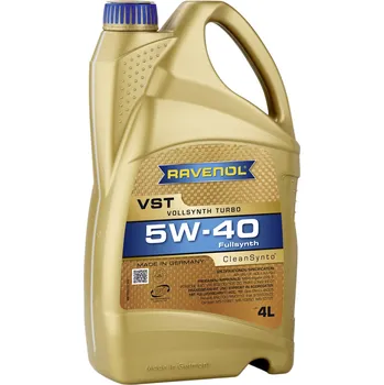 Motorový olej RAVENOL TURBO VST 5W-40 USVO® 4L (Syntetický motorový olej Ravenol VST 5W-40)