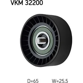 Vratná/vodicí kladka, klínový žebrový řemen SKF VKM 32200