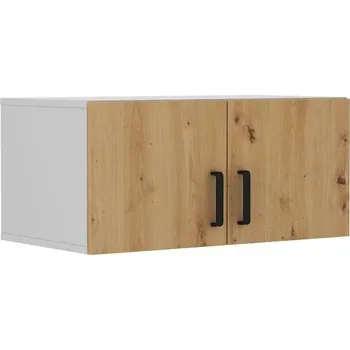 Šatní skříň FALCO Nádstavec na skříň Matylda 112 dub artisan/sv.šedá