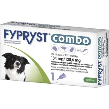 Antiparazitikum pro psa Fypryst combo spot-on 134/120,6mg pes střední 1 ks
