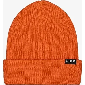 Čepice UNION kulich - Low Cuff Beanie Orange (ORANGE)
