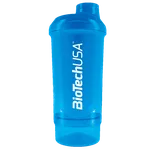 BiotechUSA Šejkr Wave + compact 500ml - modrý