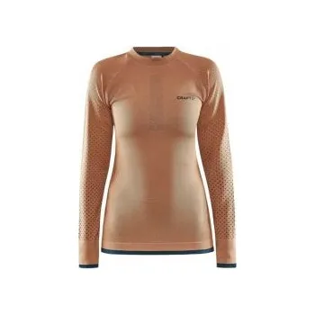 CRAFT ADV Warm Intensity LS W oranžová 1912644-716678 L; Oranžová triko + DÁREK DLE VÝBĚRU!