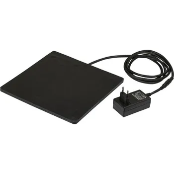 Napáječka pro ptáka BRAVSON GROUP s.r.o. Výhřevná gumová podložka k napáječce nebo misce na vodu KERBL 70239, 24x24 cm