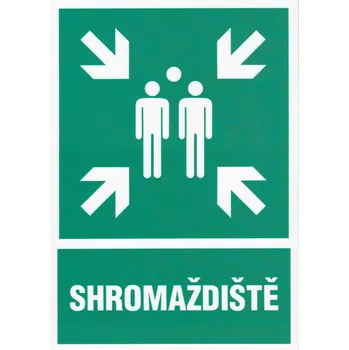 Značení Shromaždiště (plastová tabulka A4)