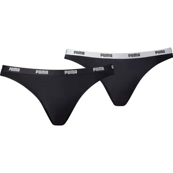 Dámské spodní prádlo Dámské kalhotky PUMA WOMEN BIKINI 2P PACK 90785103 BLACK S