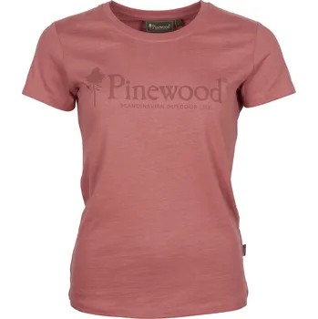 Dámské tričko Dámské bavlněné tričko Pinewood Outdoor Life - Pink Velikost: S