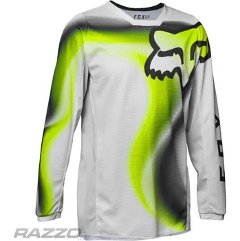 Moto dres Pánský MX dres FOX 180 Toxsyk Jersey Flo Yellow 2023 XL