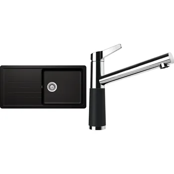 Granitový dřez Set Schock S3-4 (dřez Toledo D-100L Magma + baterie SC-510 Magma)