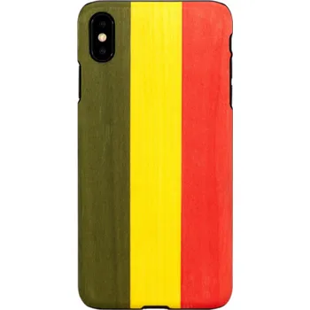 Pouzdro na mobilní telefon Pouzdro MAN&WOOD SmartPhone iPhone XS Max reggae černé