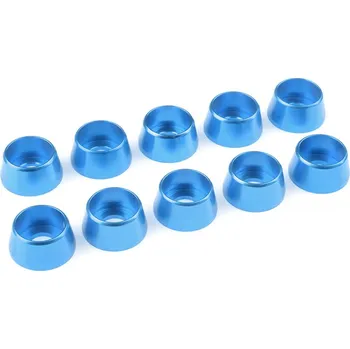 RC náhradní díl Podložka pro válc. hlavu M5/12mm hliník modrá (10)