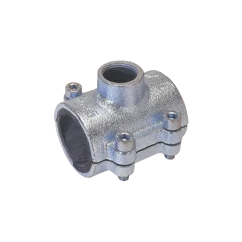 Fitinka GEBO Litinový třmen s navrtávkou QUICK ANB Velikost: 114,3 mm x 5/4"