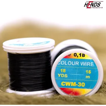 Hends Products Hends Měděný drátek COLOUR WIRE 0,18mm Barva: Černý