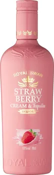 Likér Royal Swan Strawberry Cream & Tequila 0,7 l