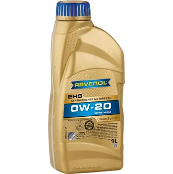 Motorový olej RAVENOL EHS 0W-20 CleanSynto® 1L (Syntetický motorový olej Ravenol EHS 0W-20)