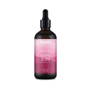 Přisada na vaření a pečení Mohani konopný olej, 100 ml