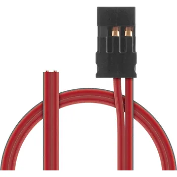 RC vybavení Napájecí Rx kabel 200mm, JR 0,25qmm PVC, 1 ks.
