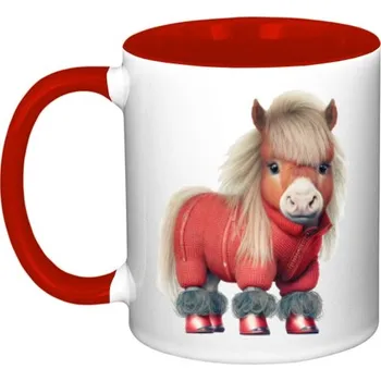 Pánská móda Hrnek malý barevný s potiskem Poník