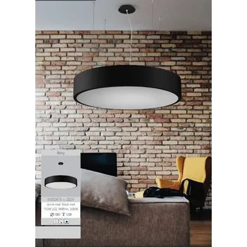 Palnas Závěsné LED svítidlo RENY ø 60 cm Barva: Černá, Teplota světla: 4000K - denní bílá, Stmívání, řízení: Dálkové ovládání