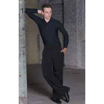 Pánská košile Rumpf,Pánská košile RU5700, černá L