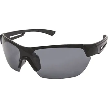 Sluneční brýle Mistrall brýle polarizační černé bez spodní obroučky