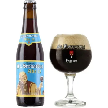Pivo St. Bernardus Abt 12 0,33 l sklo - 10 % belgické pivo