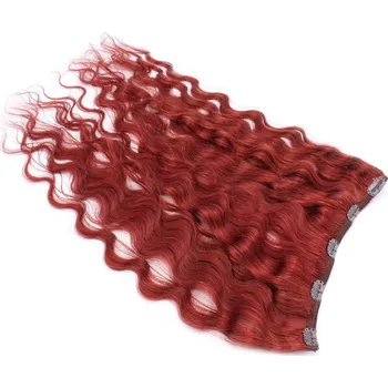 Příčesek Clip pás 60cm vlnitý - měděná