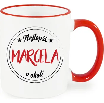 Hrnek - Nejlepší Marcela v okolí Barva: Červená