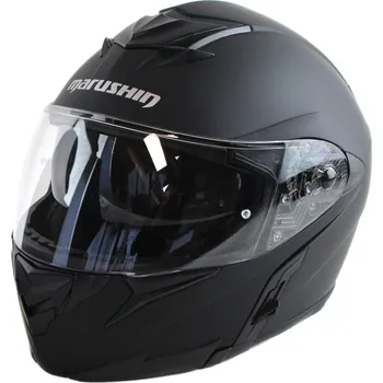 Helma na motorku Motocyklová výklopná přiba Marushin M410 černá Velikost: L