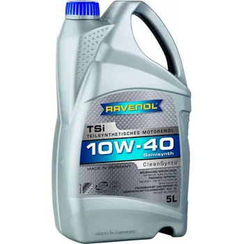 Auto-moto RAVENOL TSI 10W-40 CleanSynto® 5L (Polosyntetický motorový olej Ravenol TSI 10W-40)