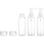 Cestovní sada lahviček na kosmetiku 5 ks