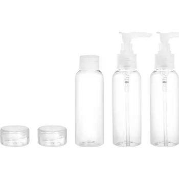 Cestovní sada lahviček na kosmetiku 5 ks