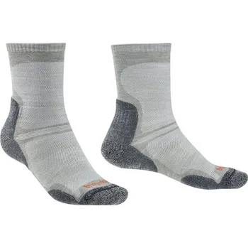 Pánské termoprádlo Bridgedale Hike Ultra Light T2 Merino Performance Crew pánské ponožky gunmetal - XL (12+) / EU 48+ / 29+ cm