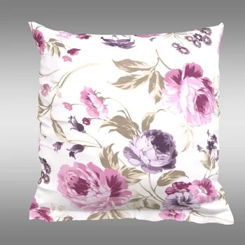 Bytový textil Povlak na polštář hladká bavlna PROVENCE - Daniela fialová - 40x40cm