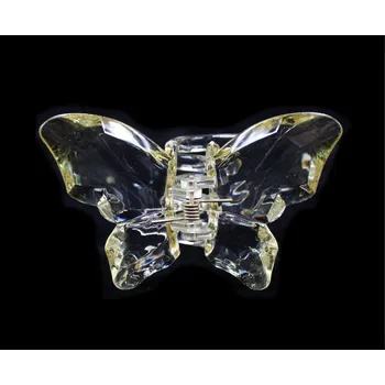 Průsvitný skřipec ve tvaru motýla Barva: žlutá