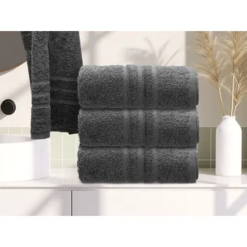 Ručník Ručník Classic 50 x 100 cm tmavě šedý, 100% bavlna