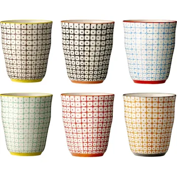 BLOOMINGVILLE Set 6 hrnků CARLA 200 ml 217009