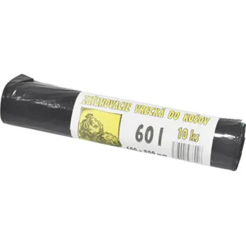 Pytle na odpadky Pytel na odpad 60 l zatahovací 650x800, 10 ks