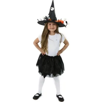 Karnevalový kostým Kostým Čarodějnice sukně a klobouk