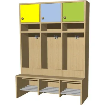 Předsíňová stěna ŠH3 šatnová stěna pro 3 děti